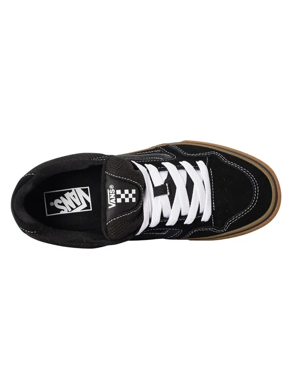 Vans Caldrone Suede Trainers - Black/Gum