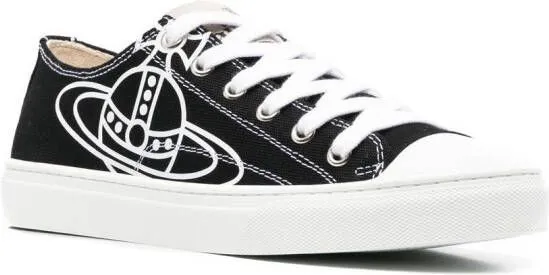 Vivienne Westwood Orb-print low-top sneakers Black