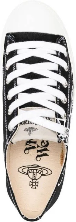 Vivienne Westwood Orb-print low-top sneakers Black