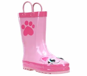 Western Chief Pink Kitty Toddler Girls' (5-10) Rain Boot