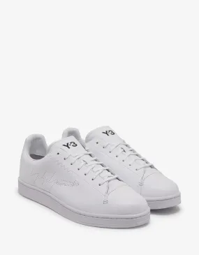 White Yohji Court Trainers