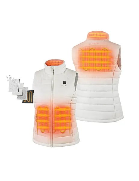 Women's Classic Heated Vest - Off-White