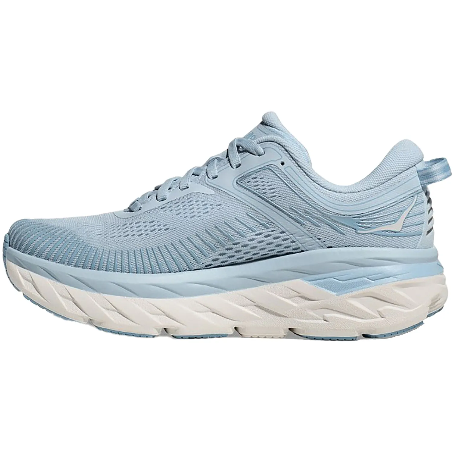 Women's Hoka One One Bondi 7 Ice Water/White Mesh