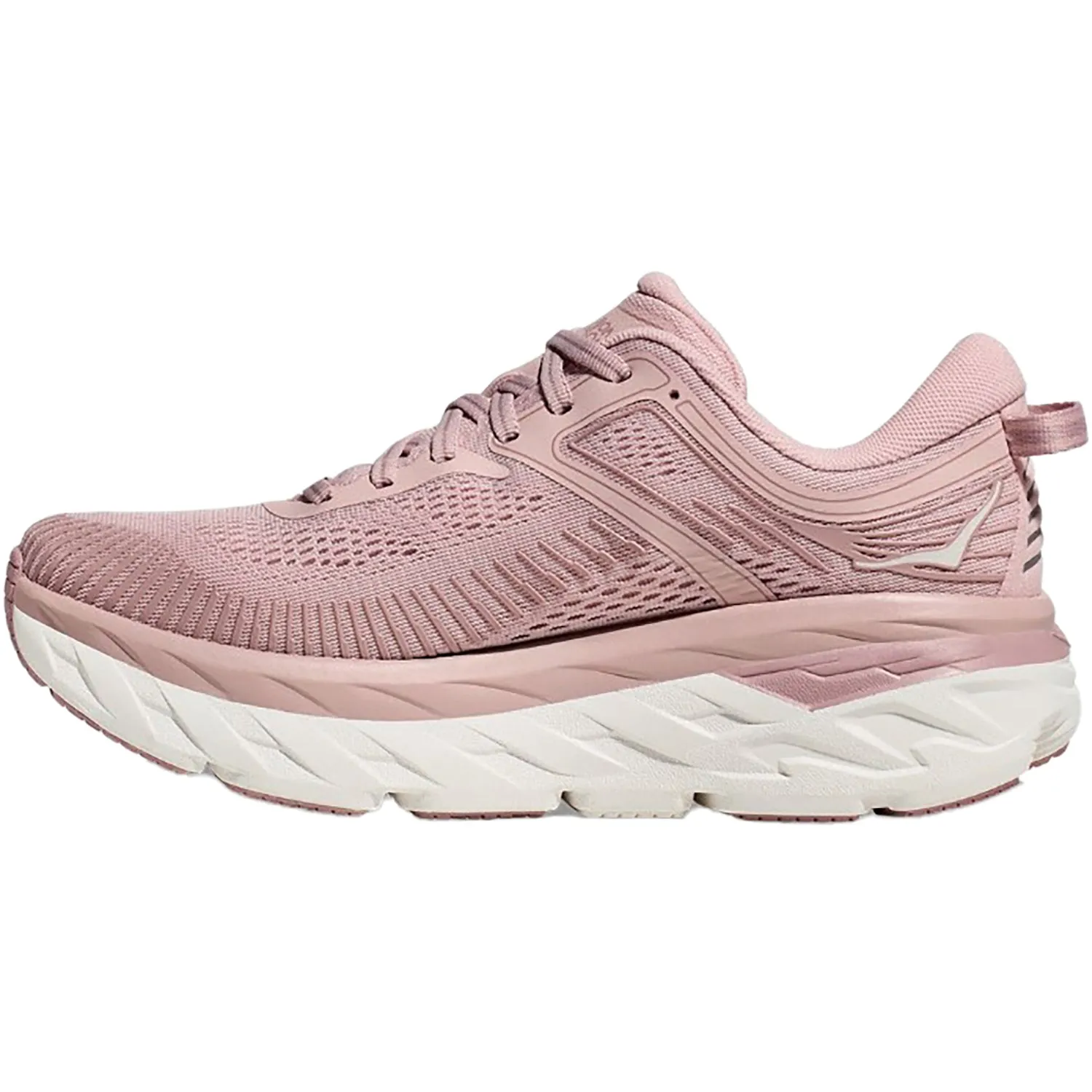 Women's Hoka One One Bondi 7 Peach Whip/White Mesh