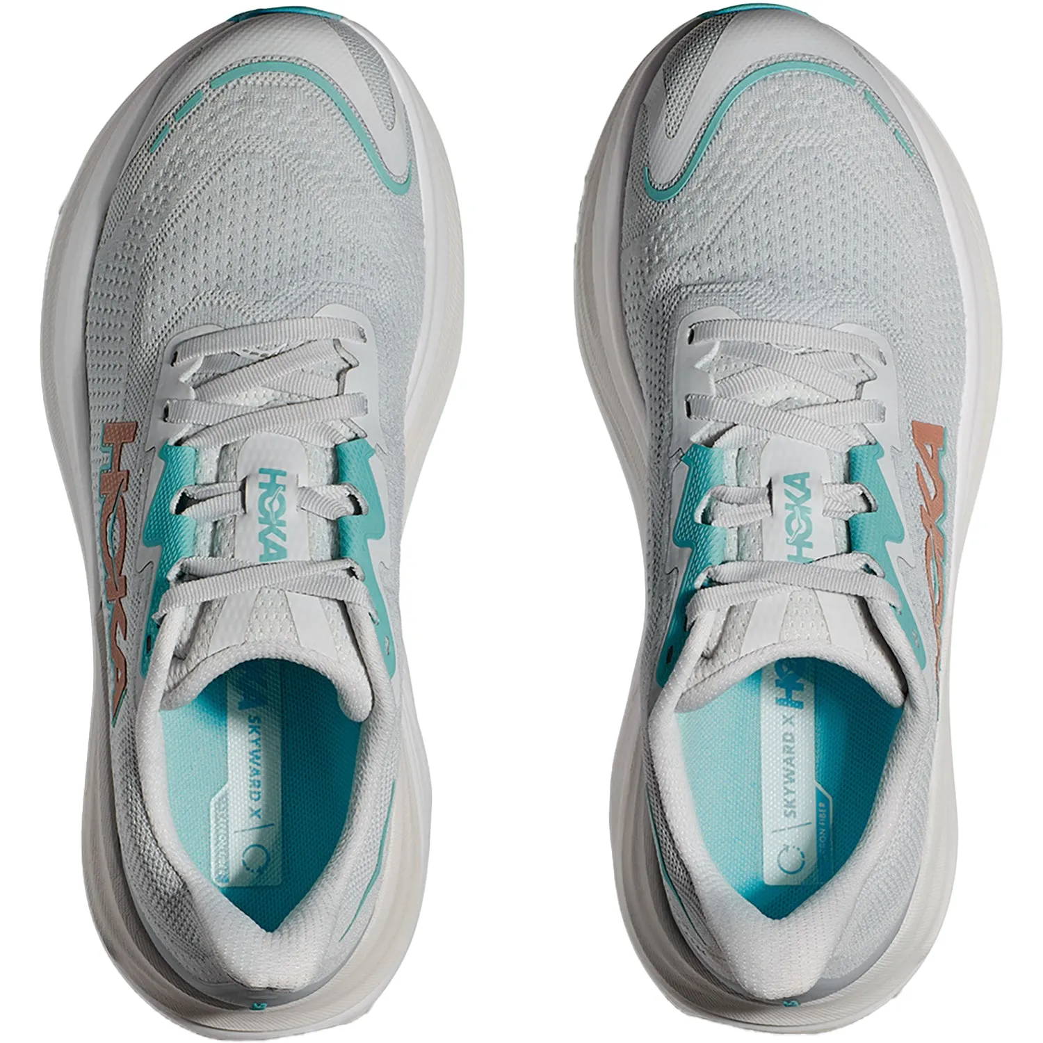 Women's Hoka Skyward X Cosmic Grey/Rose Gold Synthetic