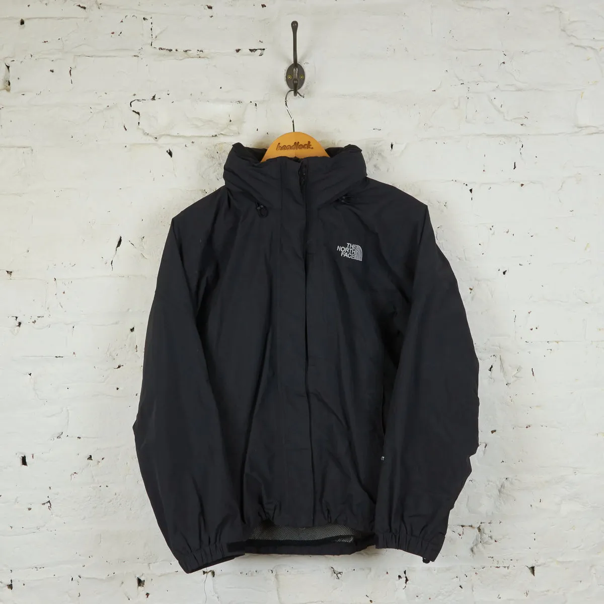 Womens The North Face Hyvent Rain Jacket - Black - Womens S