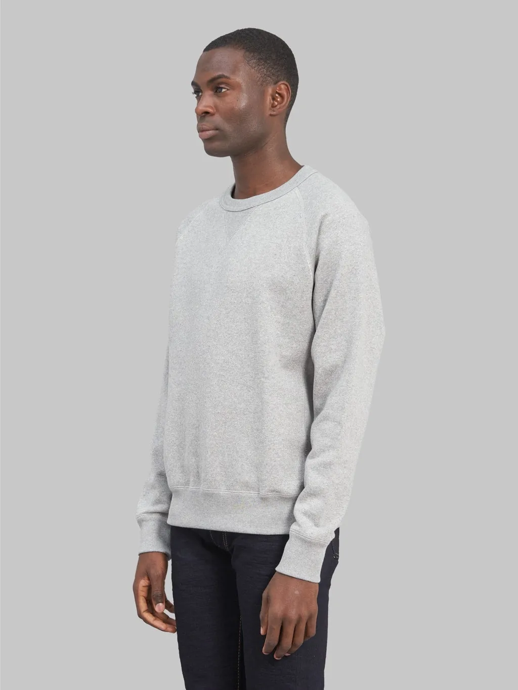 Wonder Looper Pullover Crewneck Super Looper French Terry Heather Grey