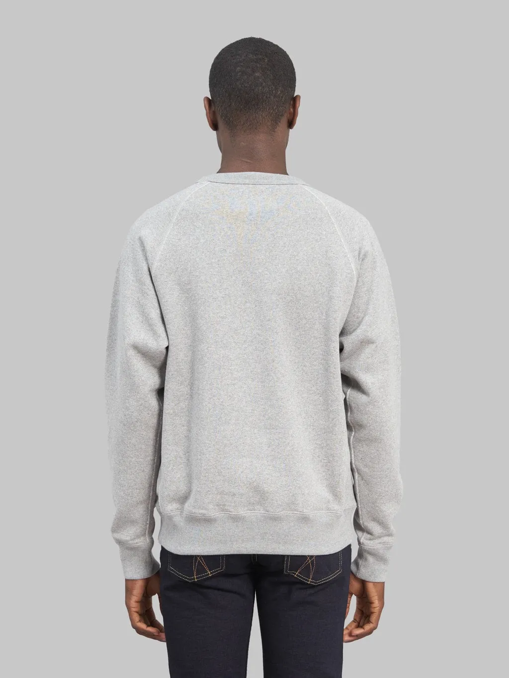 Wonder Looper Pullover Crewneck Super Looper French Terry Heather Grey