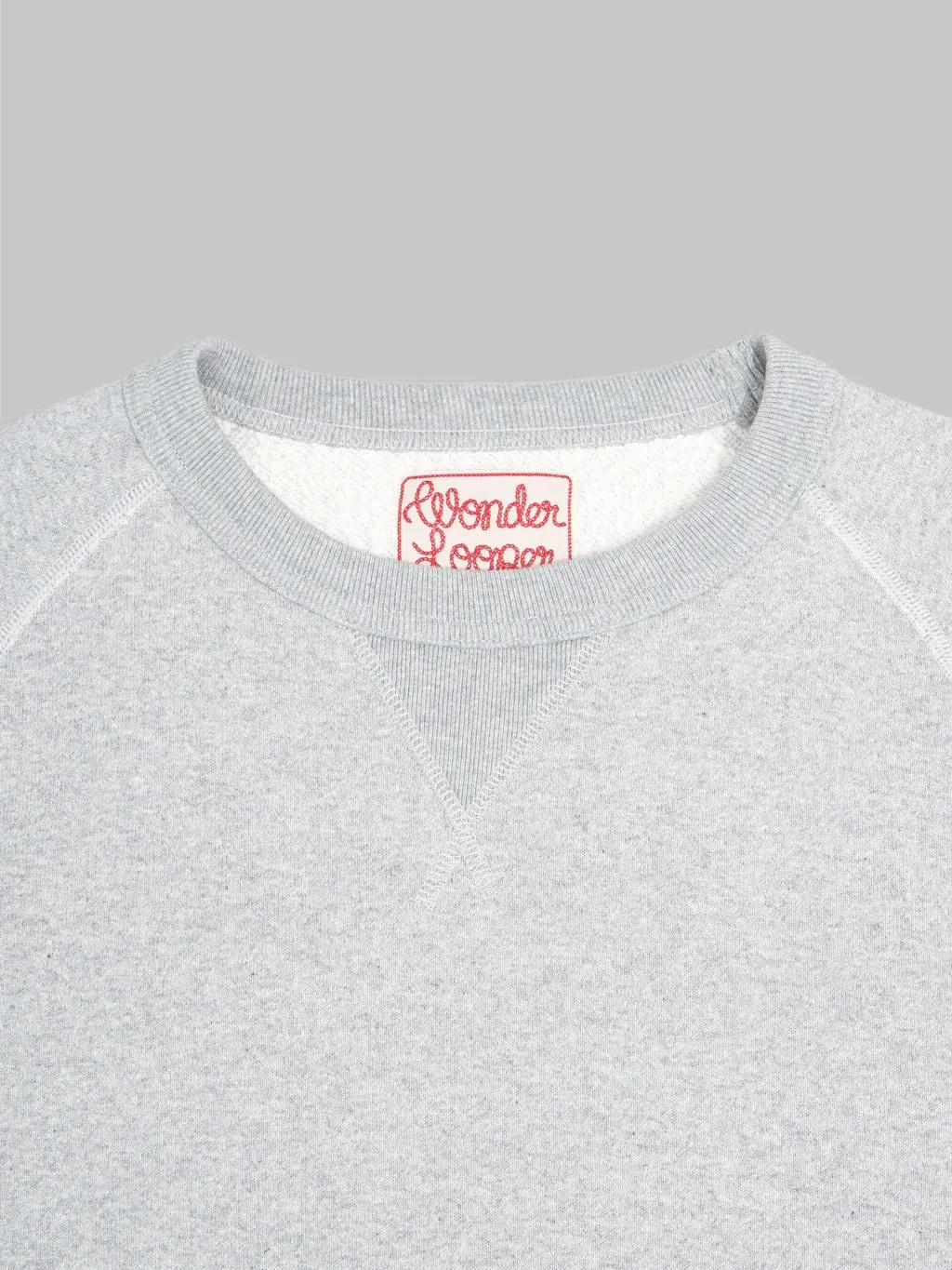 Wonder Looper Pullover Crewneck Super Looper French Terry Heather Grey