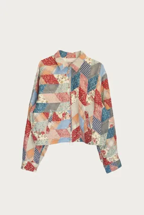 YABANE Quilt Patchwork Drizzler JKT - Trico