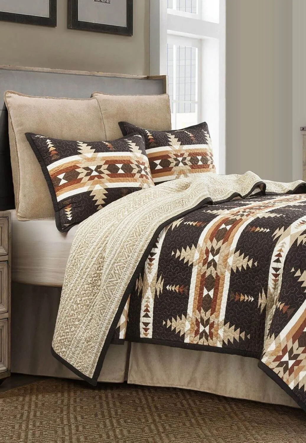 Yosemite Reversible Quilt Set - Single